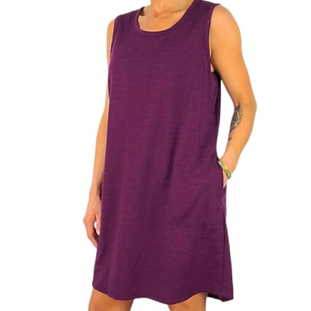 32 degrees SZ XXL COOL  Purple athleisure tank dress - Picture 2 of 8